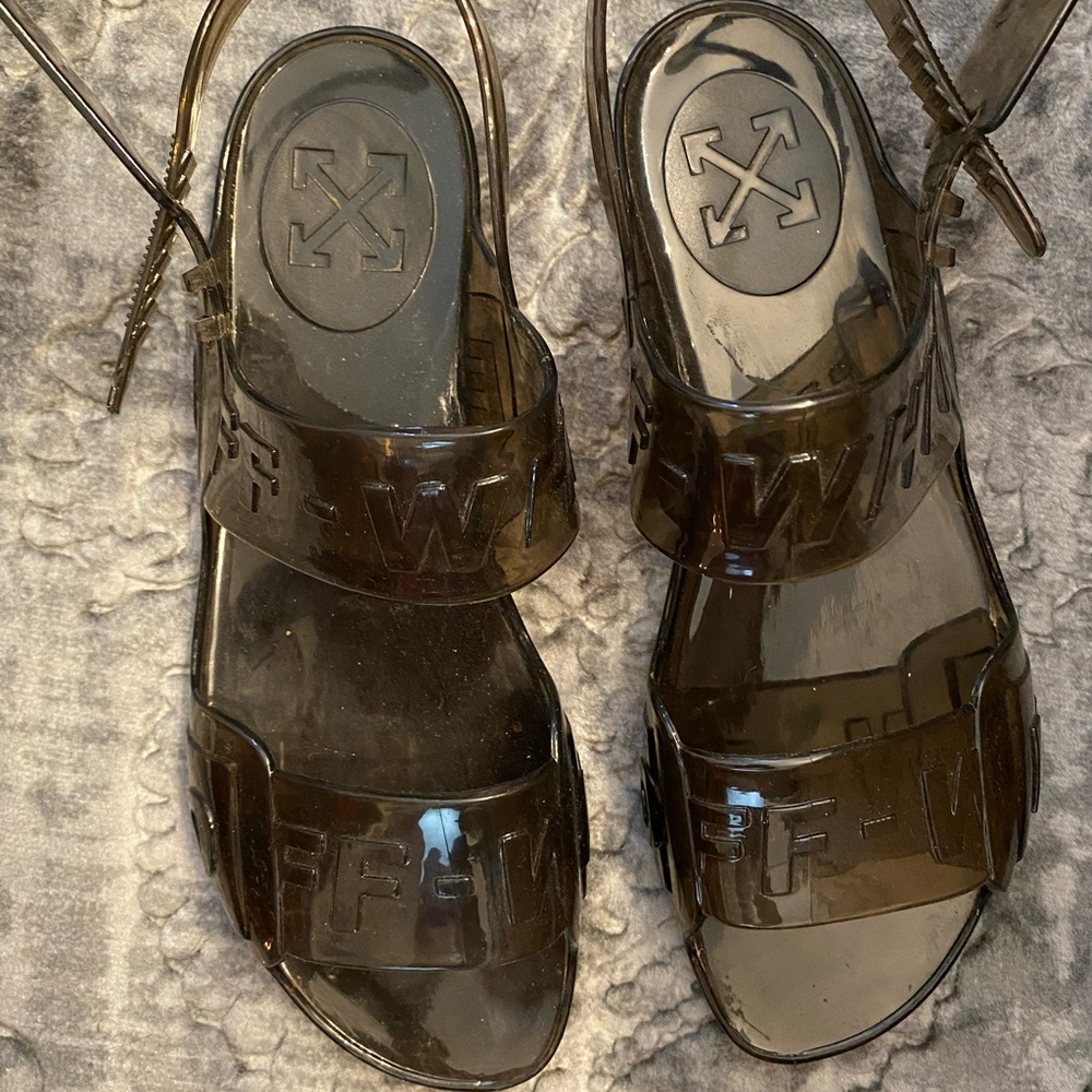 Off white sandals